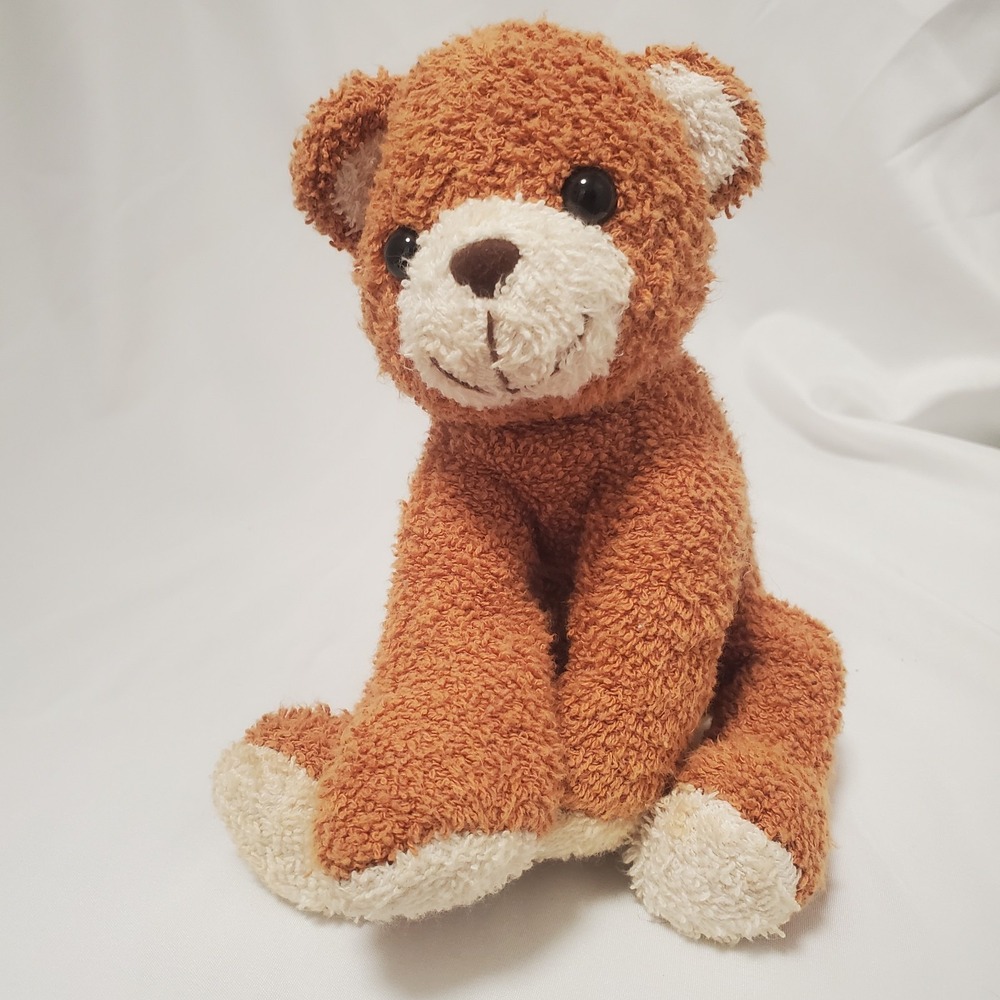 Wishpets Bo Teddy Bear‎ Plush Stuffed Animal Toy Terry Cloth 1997 Vintage Rare